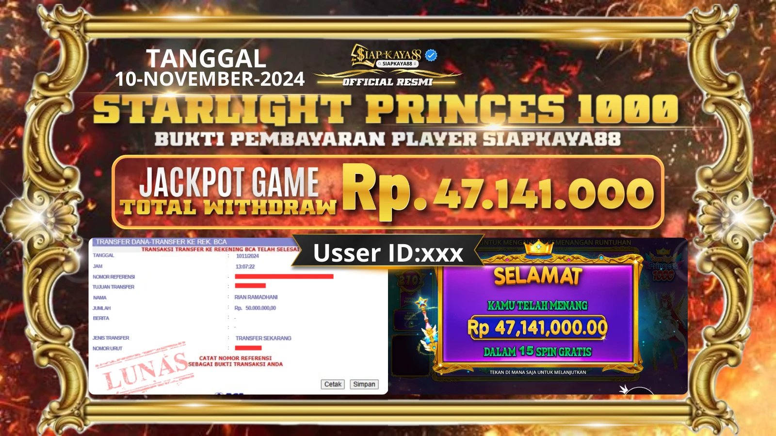 MODAL 9 JUTA JADI 47 JUTA !!